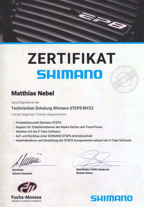 Shimano STEPS 2023 MN